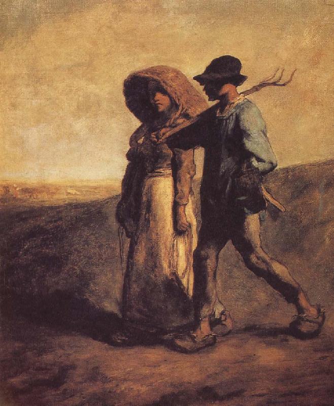 Jean Francois Millet Go to field oil painting picture
